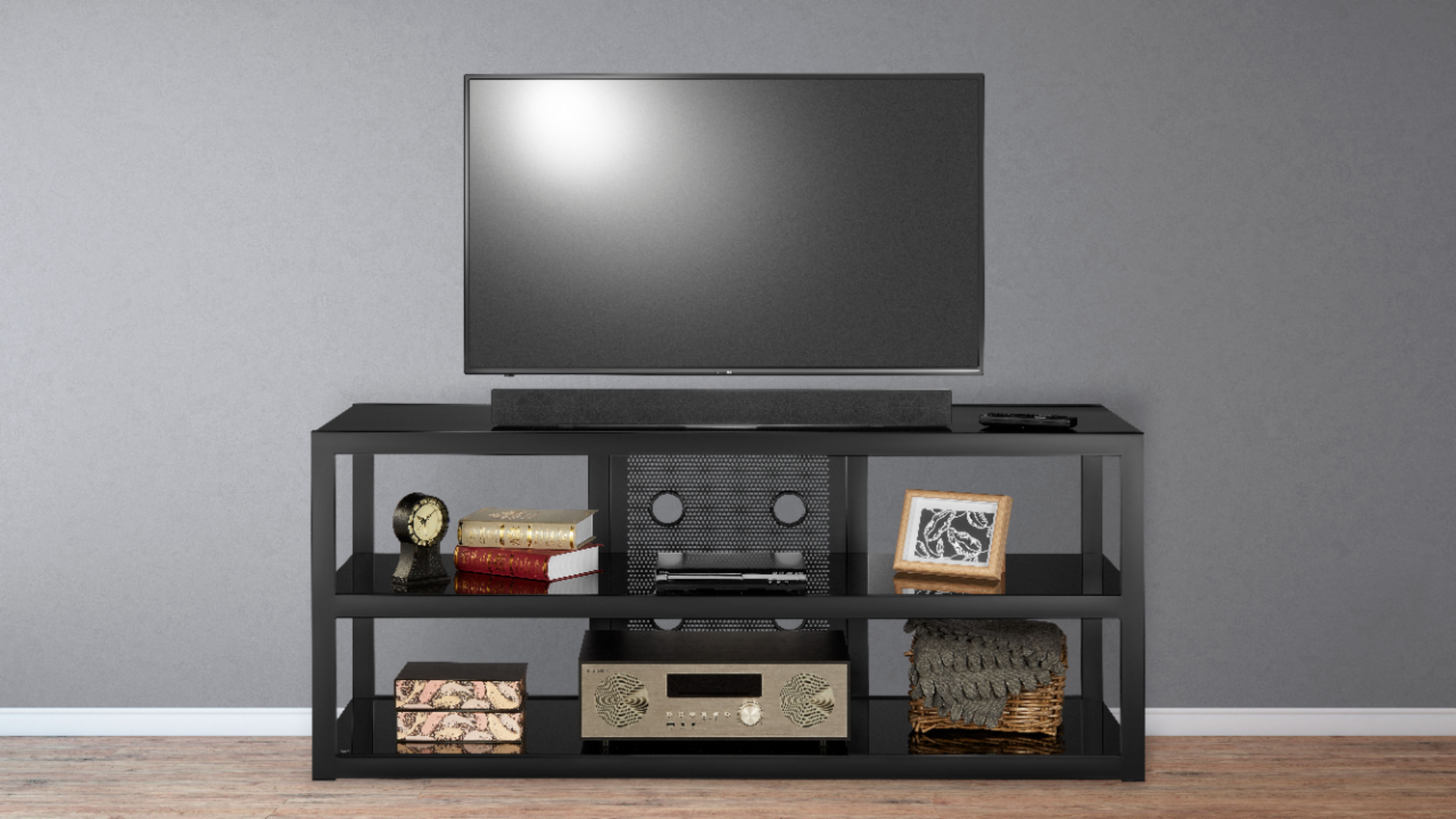 Insignia™ TV Stand for Most Flat-Panel TVs Up to 60 Mocha NS-HWMG1754M -  Best Buy