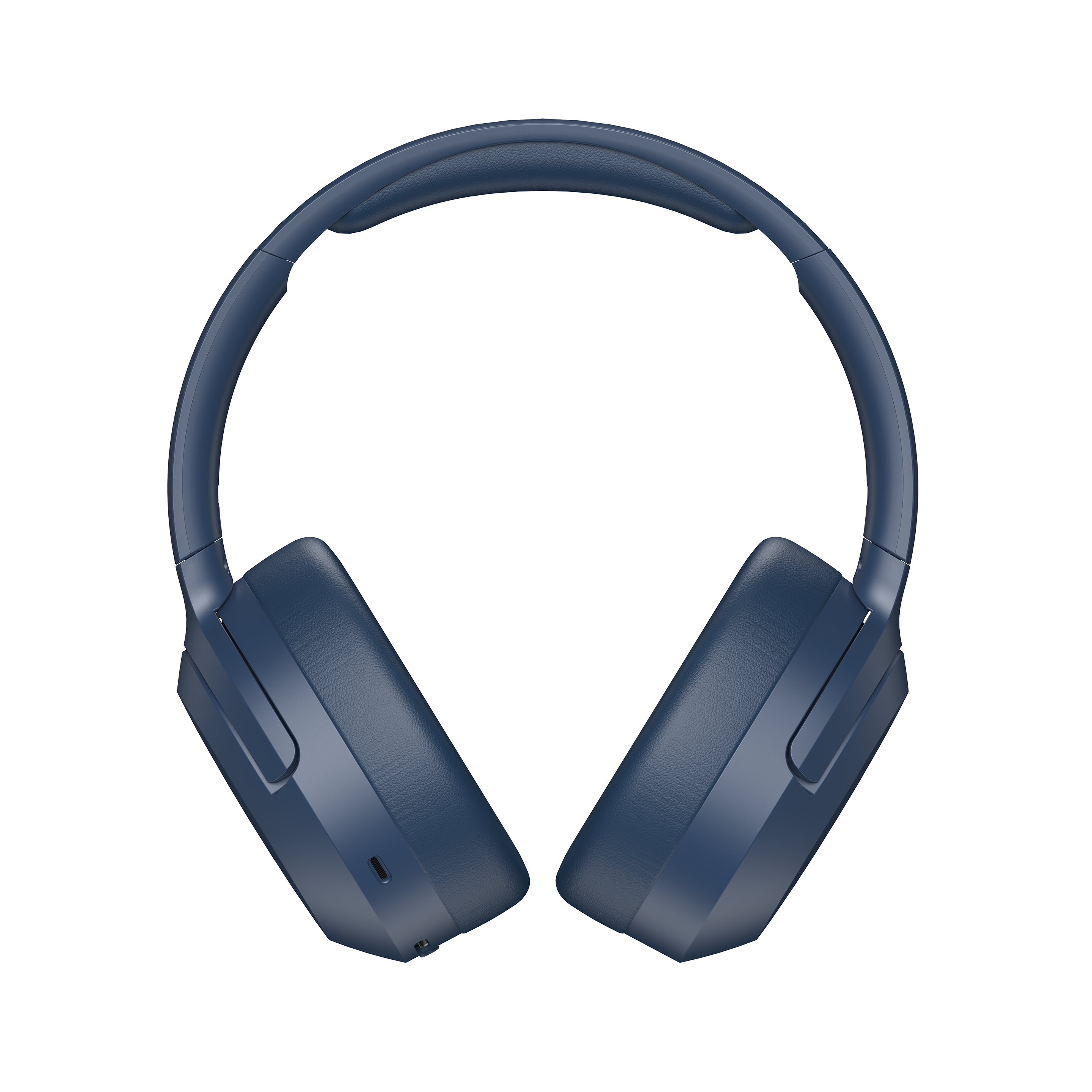 Angle. Edifier - Edifier W820NB Plus Bluetooth ANC Over-Ear Headphones - Navy - Navy.