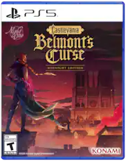 PS5
Night Castlevania One Belmont's Curse MIDNIGHT EDITION
TEEN ADOLESCENTS T ESRB 2026 Konami Digital Entertainment
KONAMI