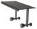 Angle Standard. Center Stage Bracket - Speaker/Component Shelf Bracket - Black.