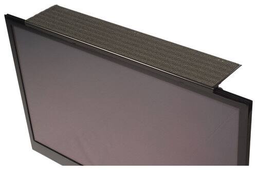 Front Standard. Center Stage Bracket - Sound Bar Speaker Shelf Bracket - Black.