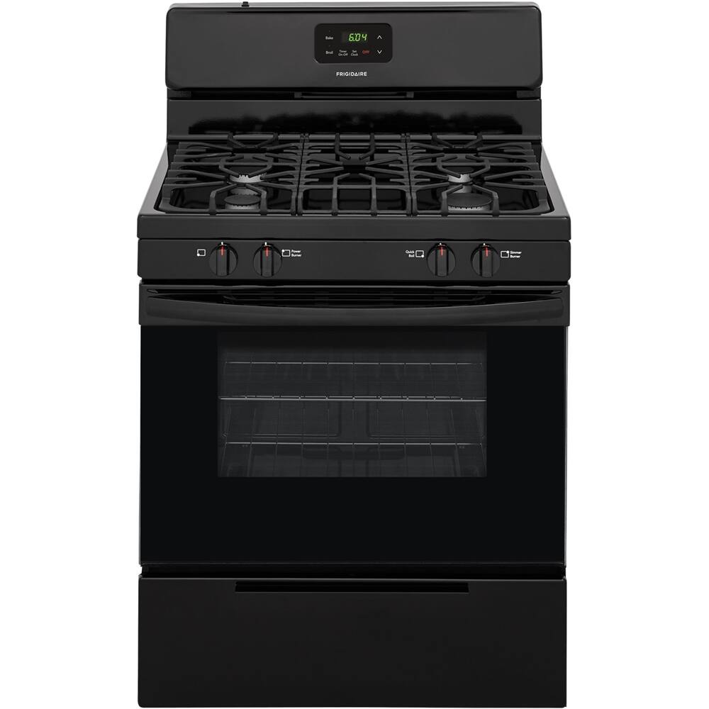 Best Buy: Frigidaire Freestanding Gas Range Black FFGF3051TB