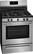 Angle. Frigidaire - Self-Cleaning Freestanding Gas Range - Stainless Steel.