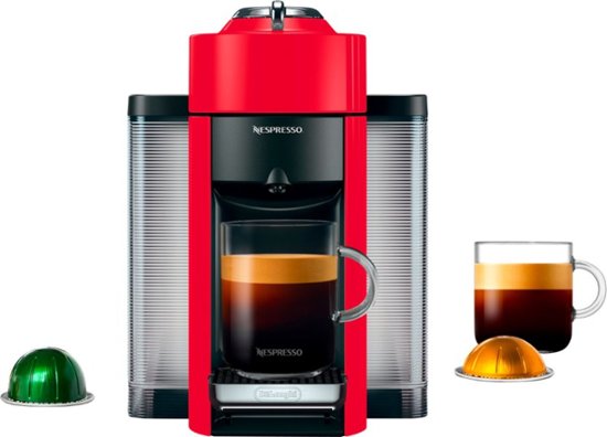 De’Longhi – Nespresso Vertuo Coffee and Espresso Maker by De’Longhi, Shiny Red – Shiny Red