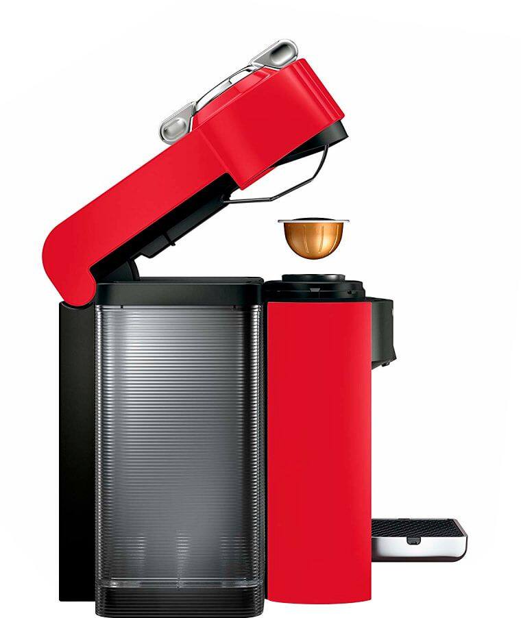 Alt View 11. De'Longhi - Nespresso Vertuo Coffee and Espresso Maker by De'Longhi with Aeroccino Milk Frother - Shiny Red.