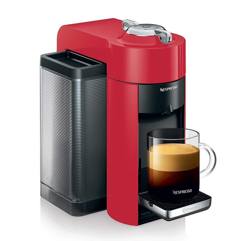 Alt View 13. De'Longhi - Nespresso Vertuo Coffee and Espresso Maker by De'Longhi with Aeroccino Milk Frother - Shiny Red.