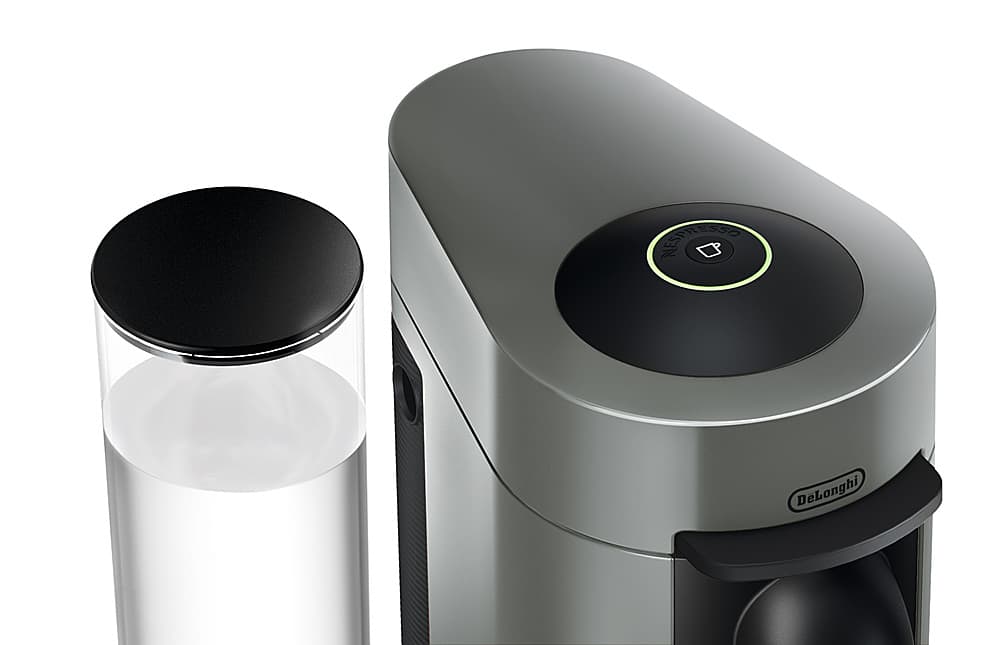 Left. De'Longhi - Nespresso Vertuo Plus Coffee and Espresso Maker - Gray.