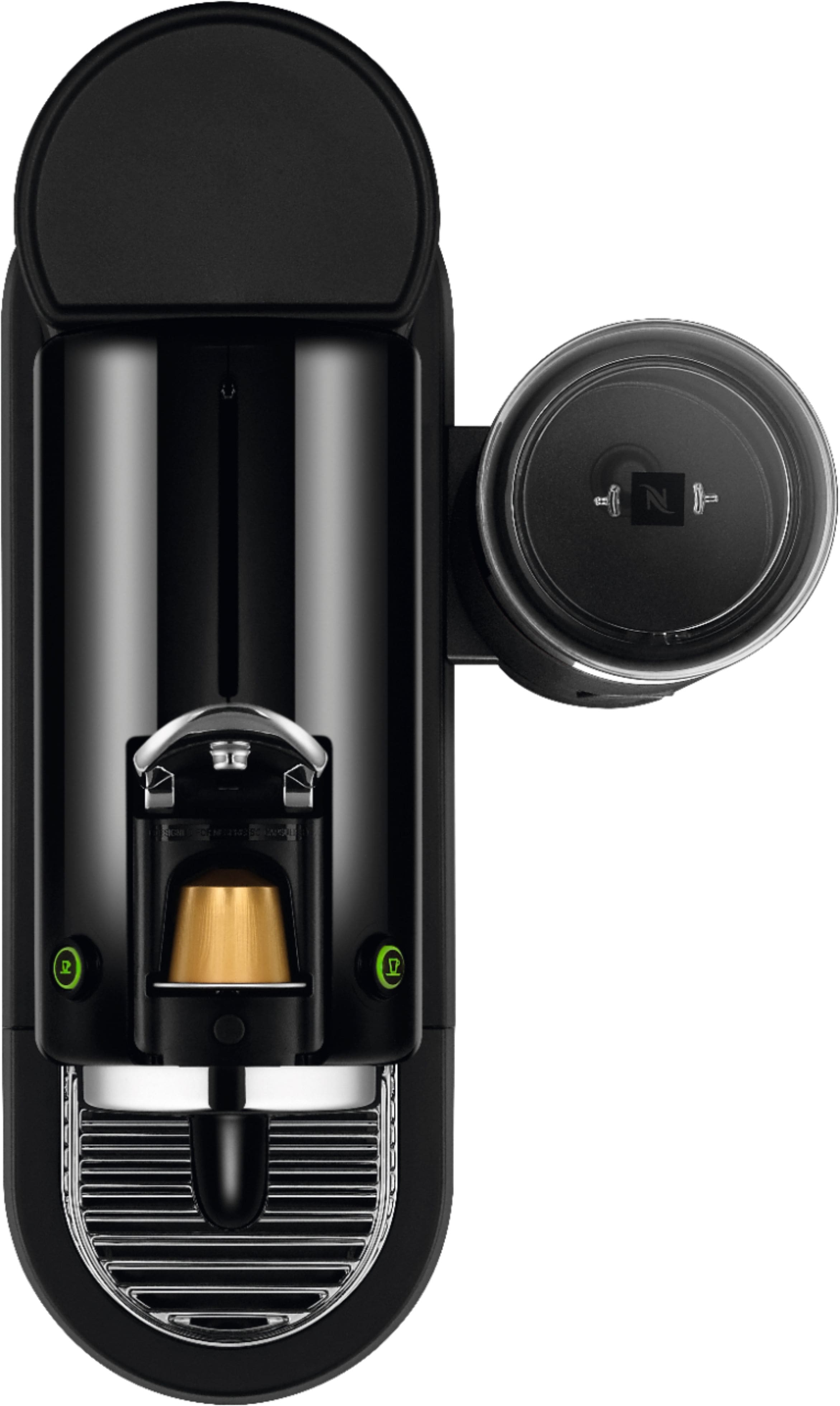 Alt View 14. De'Longhi - Nespresso CitiZ&milk Espresso Machine - Limousine Black.