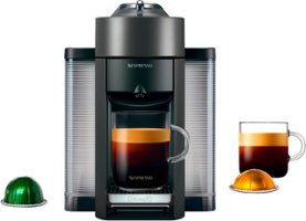 Nespresso Vertuo Coffee and Espresso Maker by De'Longhi - Graphite Metal - Front_Zoom