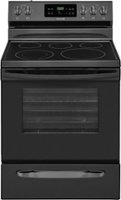 Frigidaire - Self-Cleaning Freestanding Electric Range - Black - Front_Zoom