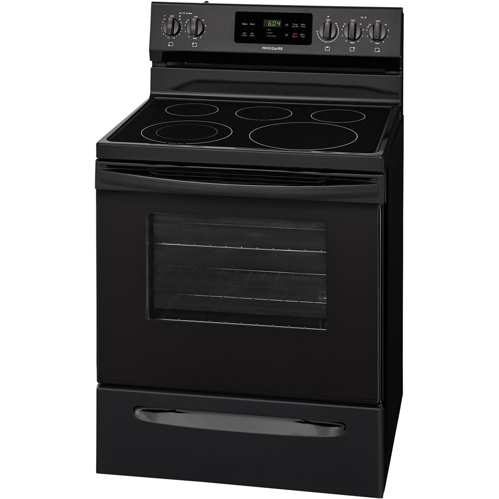 Frigidaire 40 Self-Cleaning Freestanding Double Oven Electric Range Black  FFEF4017LB - Best Buy