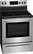 Angle. Frigidaire - 5.3 cu. ft. Self-Cleaning Freestanding Electric Range - Stainless Steel.