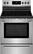 Front. Frigidaire - 5.3 cu. ft. Self-Cleaning Freestanding Electric Range - Stainless Steel.
