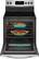 Alt View 17. Frigidaire - 5.3 cu. ft. Self-Cleaning Freestanding Electric Range - Stainless Steel.