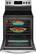Alt View 1. Frigidaire - 5.3 cu. ft. Self-Cleaning Freestanding Electric Range - Stainless Steel.