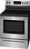 Left. Frigidaire - 5.3 cu. ft. Self-Cleaning Freestanding Electric Range - Stainless Steel.