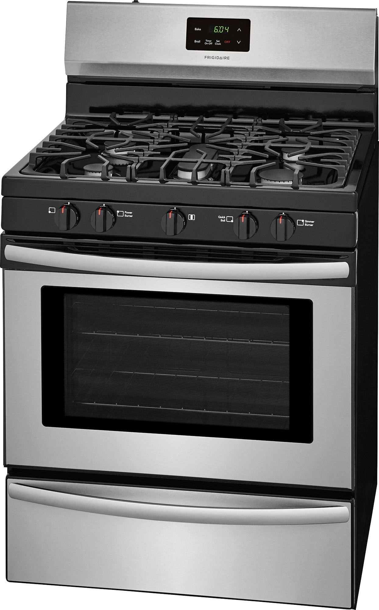 Frigidaire Freestanding Gas Range Stainless Steel Ffgf3052ts