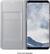 Alt View 2. Samsung - LED Wallet Cover for Samsung Galaxy S8+ - Silver.