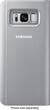 Samsung - S-View Flip Cover for Samsung Galaxy S8 - Silver - Larger Front