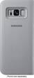 Samsung - LED Wallet Cover for Samsung Galaxy S8 - Silver - Larger Front