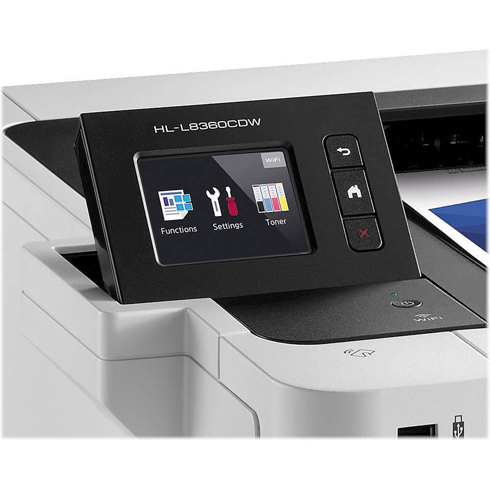 Alt View 11. Brother - HL-L8360CDW Wireless Color Laser Printer - Gray.