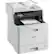 Angle. Brother - MFC-L8610CDW Wireless Color All-in-One Laser Printer - White.