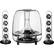 Front. harman/kardon - SoundSticks Wireless 2.1 Bluetooth Speaker System (3-Piece) - Clear.