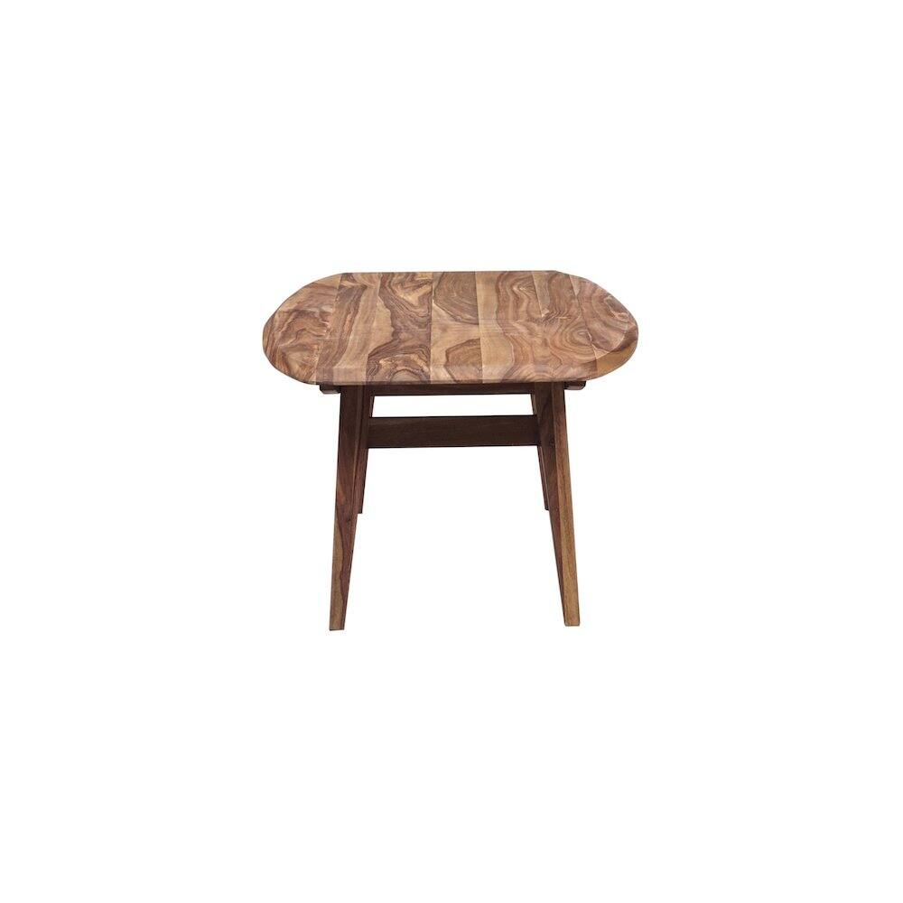 Back. Porter Designs - Fusion Solid Sheesham Wood Coffee Table - Natural.