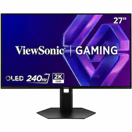 ViewSonic - VX2738-2K-OLED 27 Inch QHD OLED Gaming Monitor with 240Hz, 0.03ms Response Time, AMD FreeSync Premium - Unknown
