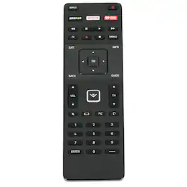 ALLIMITY - Replacement Remote Control XRT122, Fit for Vizio Smart TV D48-D0 D48F-E0 D48F-EL D24-D1 D24H-E1 D28H-D1 D32-D1 D50U-D1 - Black