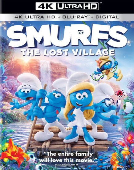 Smurfs: The Lost Village [Includes Digital Copy] [UltraViolet] [4K Ultra HD Blu-ray] [2 Discs] [2017] - Front_Standard