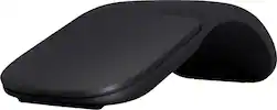 Microsoft - Surface Arc Bluetooth BlueTrack Ambidextrous Mouse - Wireless - Black - Front_Zoom