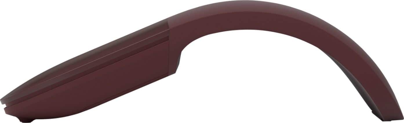 Front. Microsoft - Arc Mouse - Burgundy.