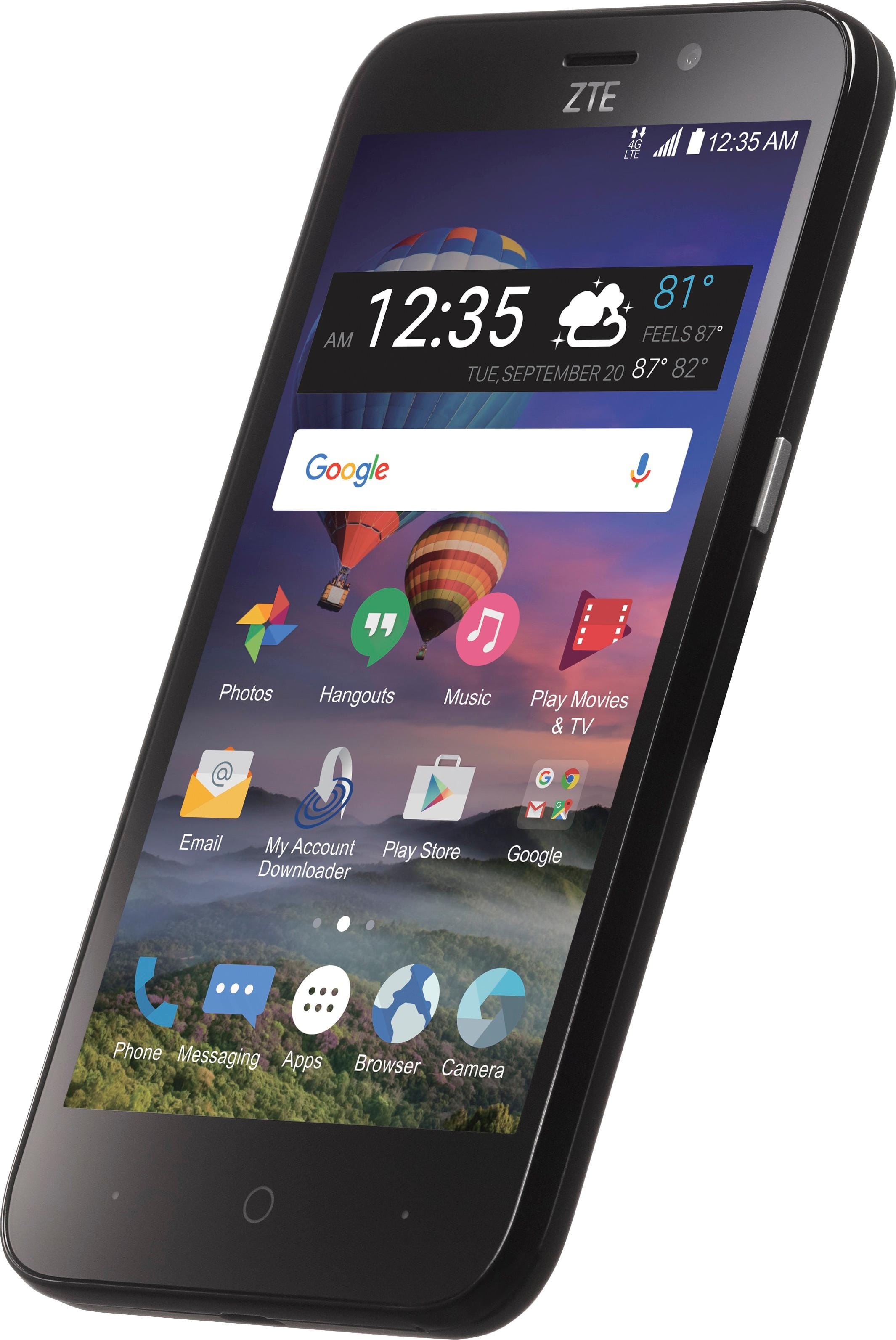 Best Buy: Total Wireless ZTE Z837VL 4G LTE with 8GB Memory Prepaid Cell ...