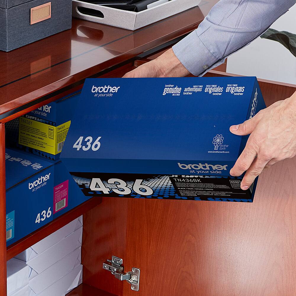 Alt View 12. Brother - TN436BK Super High-Yield Toner Cartridge - Black.