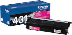 Front. Brother - TN431M Standard-Yield Toner Cartridge - Magenta.