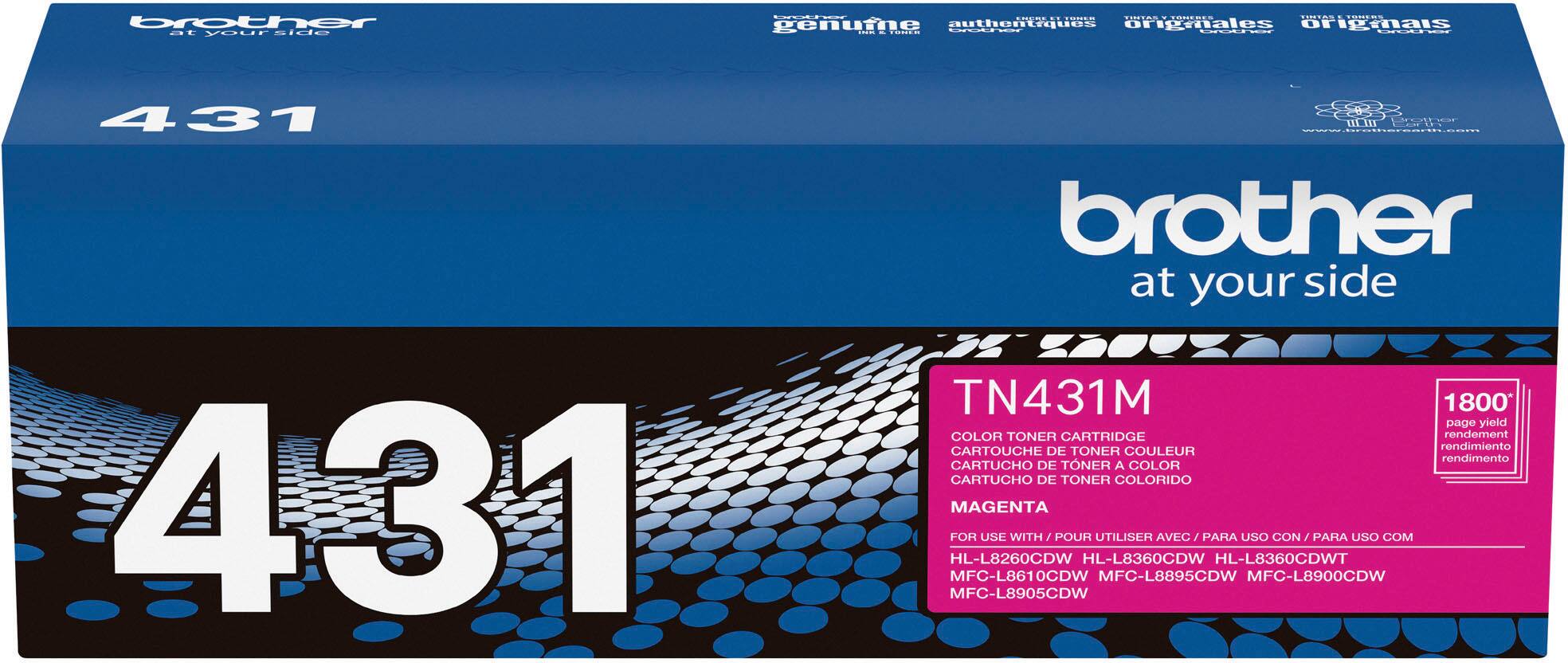 Alt View 13. Brother - TN431M Standard-Yield Toner Cartridge - Magenta.