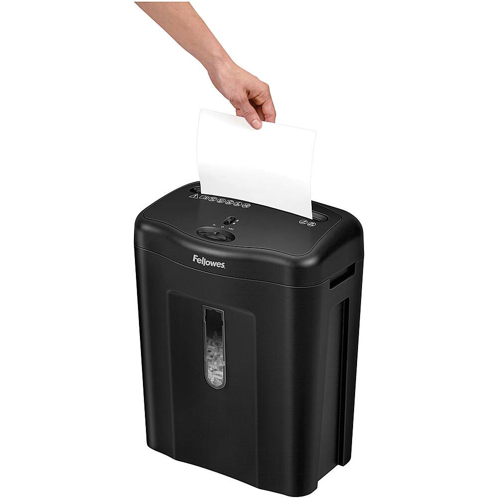 Alt View 18. Fellowes - Powershred 11C, 11 Sheet Cross Cut Paper Shredder - Black.