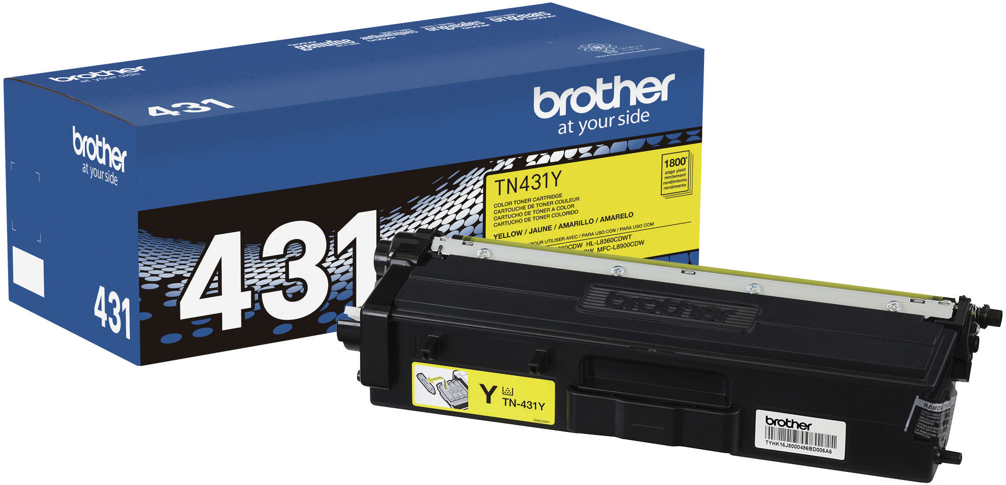Brother TN431Y Standard-Yield Toner Cartridge Yellow TN431Y Best Buy