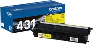 Brother - TN431Y Standard-Yield Toner Cartridge - Yellow - Front_Zoom