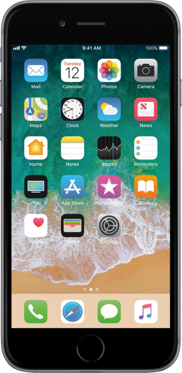 Tonen Gehoorzaamheid incident Best Buy: Total Wireless Apple iPhone 6 4G LTE with 32GB Memory Prepaid  Cell Phone Space Gray TWAPI6C32GYP.2