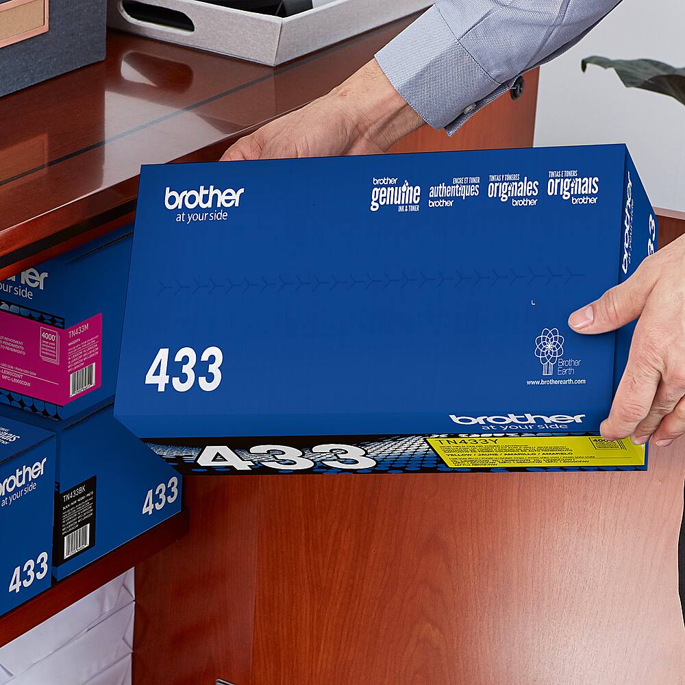 Alt View 12. Brother - TN433Y High-Yield Toner Cartridge - Yellow.