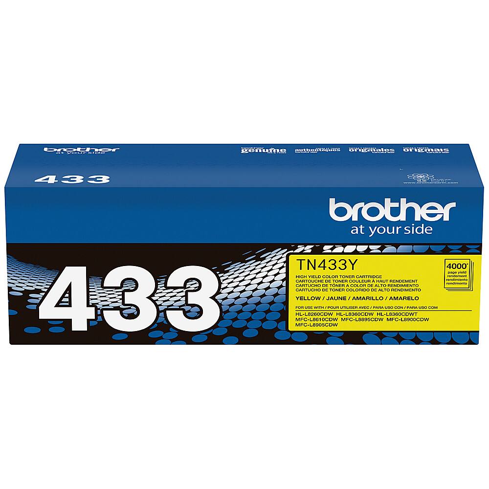 Alt View 13. Brother - TN433Y High-Yield Toner Cartridge - Yellow.
