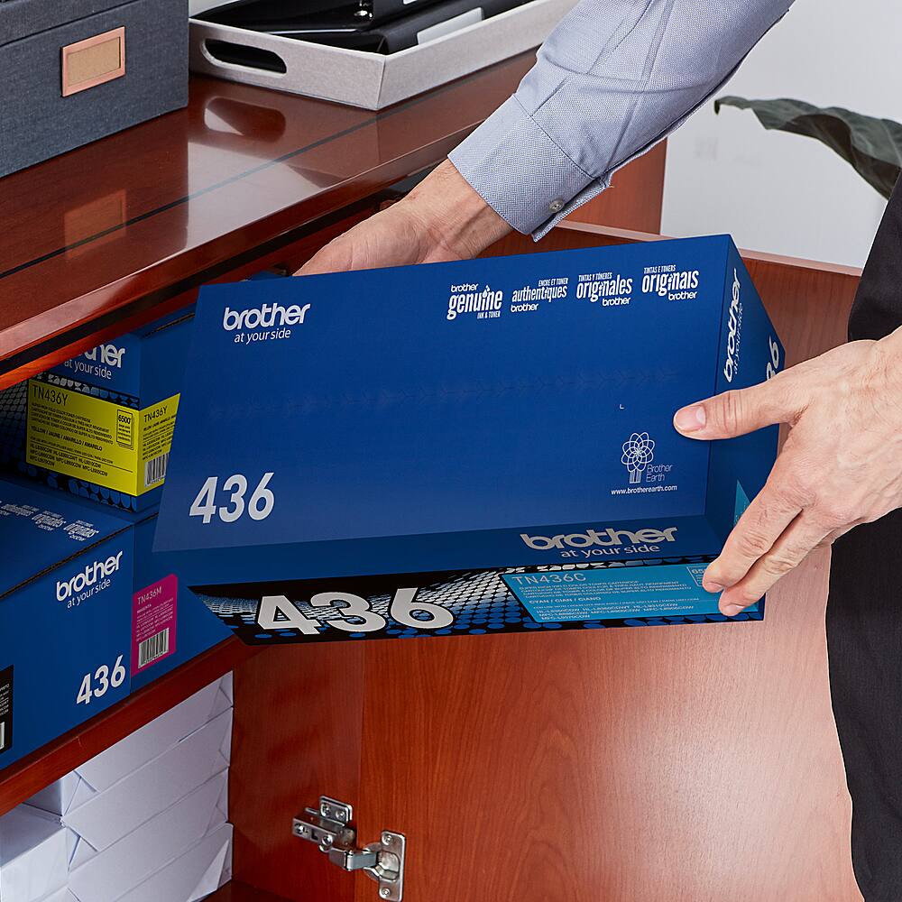 Alt View 12. Brother - TN436C Super High-Yield Toner Cartridge - Cyan.