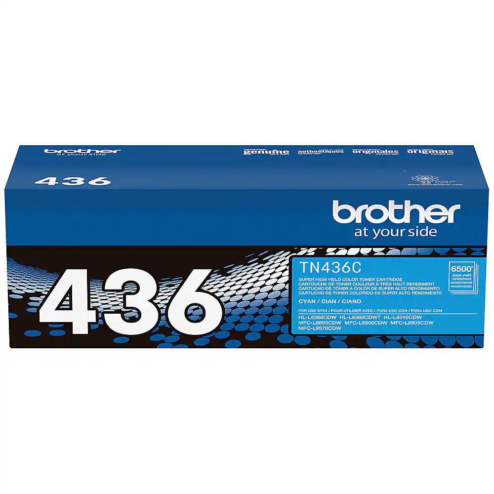 Alt View 13. Brother - TN436C Super High-Yield Toner Cartridge - Cyan.