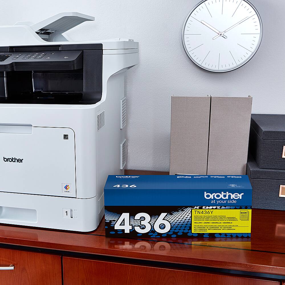 Alt View 11. Brother - TN436Y Super High-Yield Toner Cartridge - Yellow.