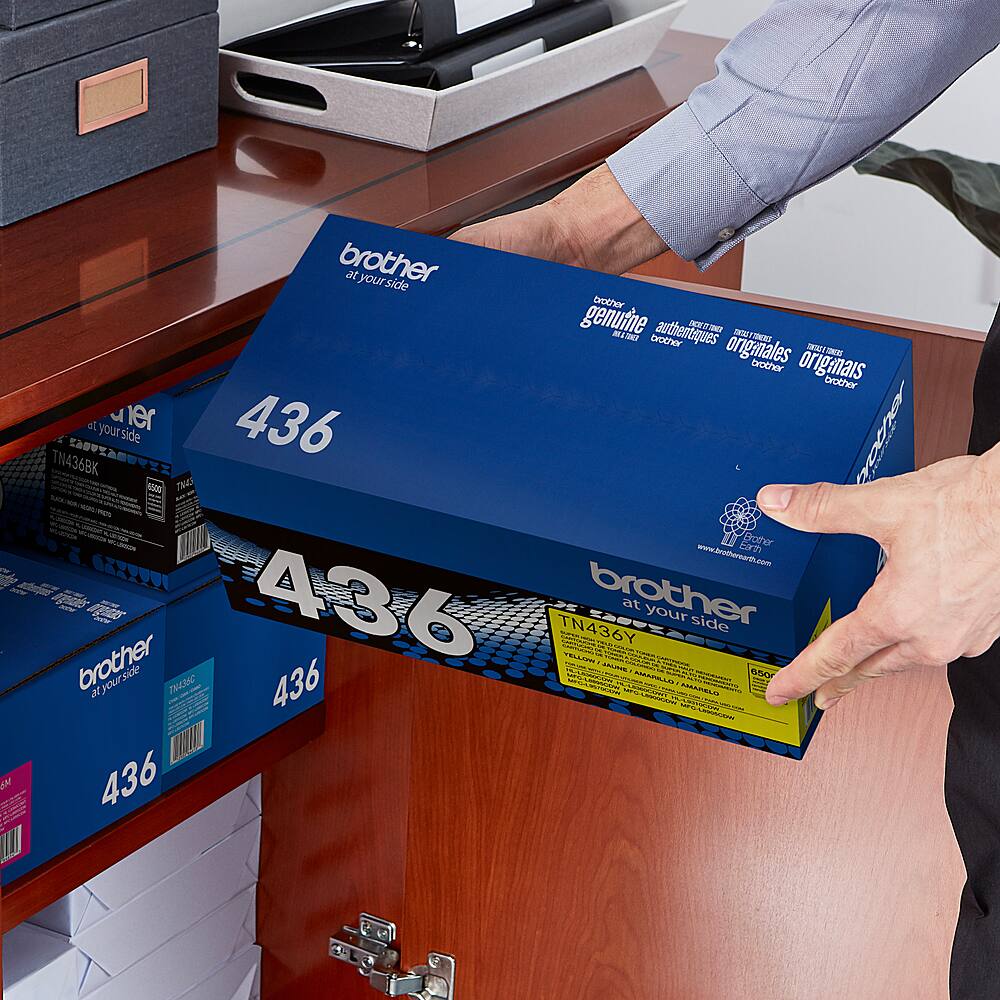 Alt View 12. Brother - TN436Y Super High-Yield Toner Cartridge - Yellow.