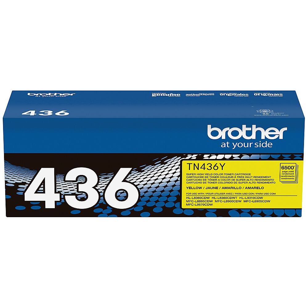 Alt View 13. Brother - TN436Y Super High-Yield Toner Cartridge - Yellow.
