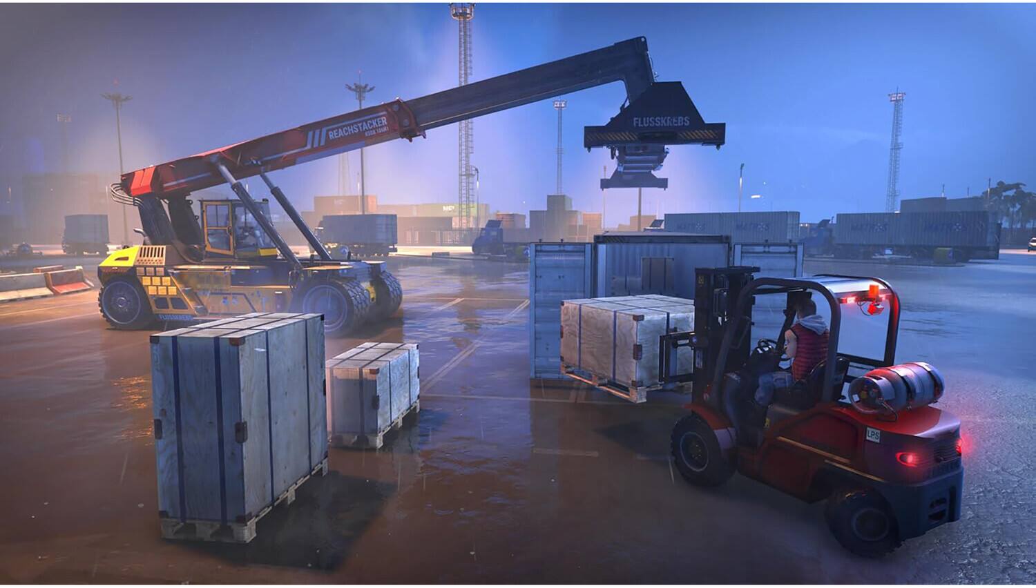 REACH STACKER  
FLUSSKREBS  
LPS