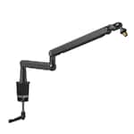 FIFINE - Suspension Scissor Microphone Stand Boom Arm - Desk Clamp, Screw Adapter, Cable Management, Streaming & Gaming